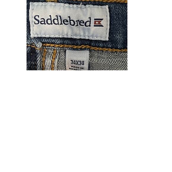 Saddlebred Straight Fit Jeans Men's 34x34 - Picture 3 of 3